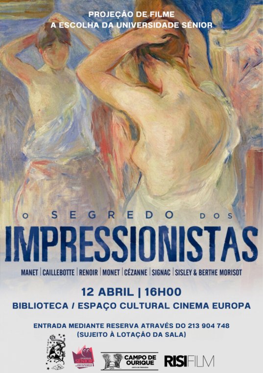 Sessão de Cinema - O Segredo dos Impressionistas 