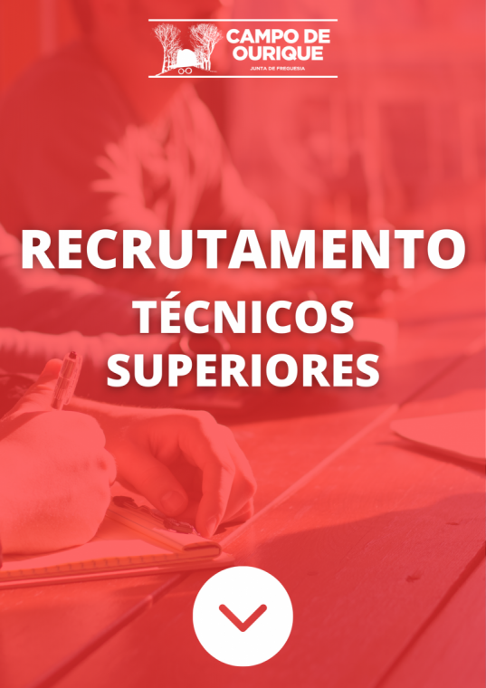 Recrutamento Técnicos Superiores - Período de Candidaturas Encerra a 9.08.2023